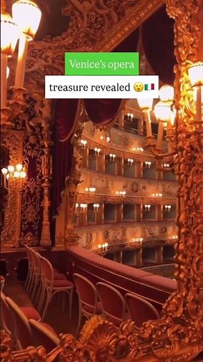 There’s a reason this Venice theatre is called La Fenice ✨