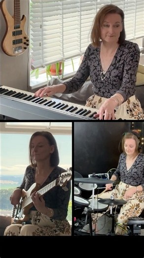 Solo over Release Me, jazz funk #Main Street People #acid jazz #sandberg #bass #roland v drums
