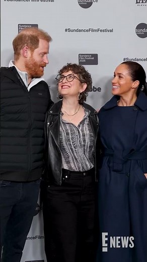Prince Harry, Meghan Markle, and Alysa Nahmias attend the "Cookie Queens" screening at Sundance.