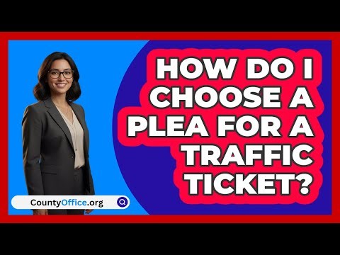 How Do I Choose A Plea For A Traffic Ticket?