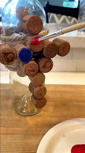 Daughter makes exquisite Wine Craft for Mom So special 🙌 #patriotic #usa #wine #crafts #spiritual | Randy & Mandy and Friends