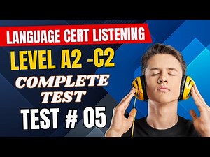 Langauagecert Listening Test 4 | Complete Listening Test | for Achiever Level B1 to C2 | SELT Test