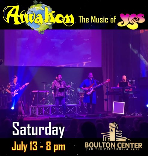 SAT, July 13th - Boulton Center For The Performing Arts - we conclude our 9012LIVE shows with our only 2024 Long Island appearance! Tix: https://ci.ovationtix.com/36822/performance/11452303?performanceId=11452303 | Awaken YES Tribute