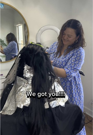 Hey friends! At our salon, we love creating a fun, lively atmosphere where you can chat, laugh, and make memories. 🥰 Whether you’re here to catch up with friends, film content, or just enjoy the energy, we’re always here for it! :) But we also understand that sometimes, you need a little peace and quiet. That’s why @Anabella_hair is now offering luxurious quiet appointments for those who crave some solitude and relaxation. We’ve got you covered, no matter what vibe you’re after. We appreciate y