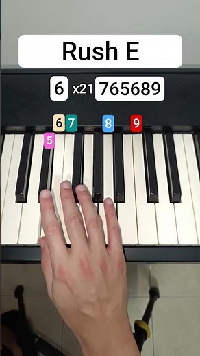 Rush E Piano Tutorial For Beginners