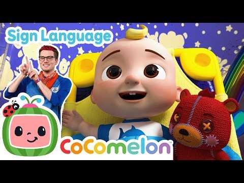 Nap Time Song: Go To Sleep 🛌💤 | Cocomelon Nursery Rhymes | Learn ASL & Baby Sign Language for Kids