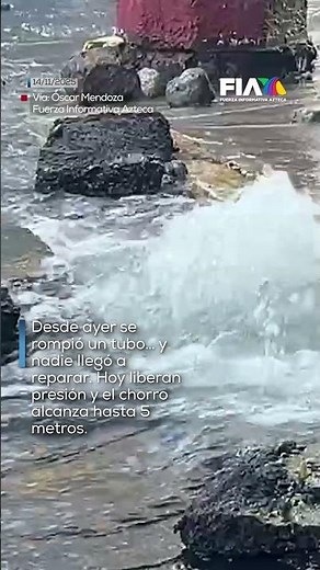 #AlertaVialFIA | 💧 Iztapalapa sin agua… y ahora menos por esta fuga