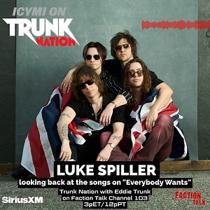 7.1K views · 69 reactions | Luke The Struts on #TrunkNation this past Monday. Full interview now on SiriusXM app. Coming to my podcast free worldwide tomorrow ! | Eddie Trunk | Facebook