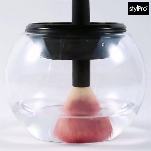Let your makeup brushes spin and swirl with StylPro kit to make them squeaky clean in less than 30 seconds. �Available in India on @tressmartindia(www.tressmart.com) and www.amazon.in with COD option available. #Stylpro#StylProIndia #Makeupbrushes #Musthave#CleanBrushes #QuickandEasy | StylPro India