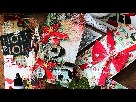 3 Tim Holtz Christmas Tags for Your Holiday Gifts!