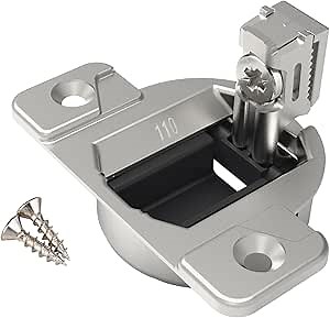 Replacement for Blum 33.3600,Compact 33 Screw on 110 Degree Opening Face Frame Cabinet Hinges,Cabinet Door Hinges,Replace Original Blum Hinges(with Screws, Mounting Plate Not Included) (8 Pack)