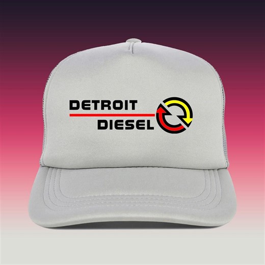 Detroit Diesel Car Machine Printed Logo Hat Adjustable Trucker Cap Unisex Adult - Etsy