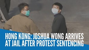 2.6K views · 38 reactions | Leading Hong Kong dissident Joshua Wong and fellow campaigner Ivan Lam arrive at prison after they were sentenced for taking part in last year's huge democracy protests as the crackdown on Beijing's critics gathers pace. Video and text by AGENCE FRANCE-PRESSE | INQUIRER.net | Facebook