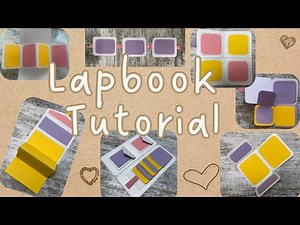 Lapbook Tutorial | How to make 7 different cards