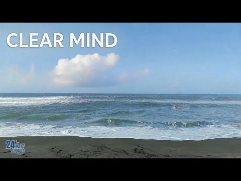 Soothing beach 10 Hours - Ocean Waves at Night for Deep Sleep Instantly, Relaxation & Stress Relief