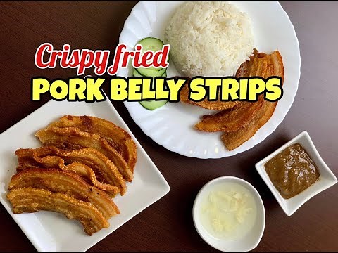 HOW TO MAKE PERFECT CRISPY PORK BELLY STRIPS