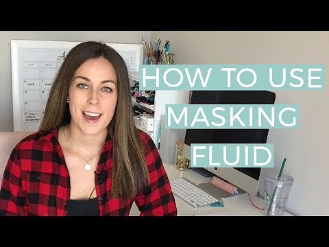How To Use Masking Fluid for Calligraphy | The Happy Ever Crafter