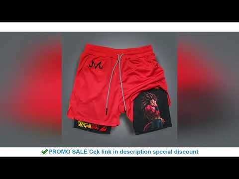 Dragon Ball Super Licensed Shorts 2025 - Japanese Anime Breathable Quick-Dry Beach Pants, Retro Y2K