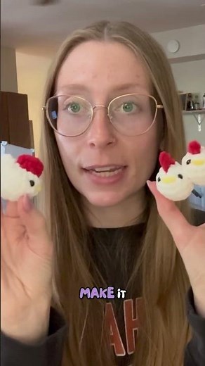Easy Chicken Crochet Tutorial in Latest Video!