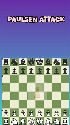 Paulsen attack 👈 #chess #chesslovers #facebookgaming #chessgame #inshot #shorts | Beginner's Chess