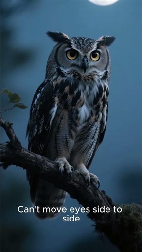 Interesting facts about owls' eyes and vision