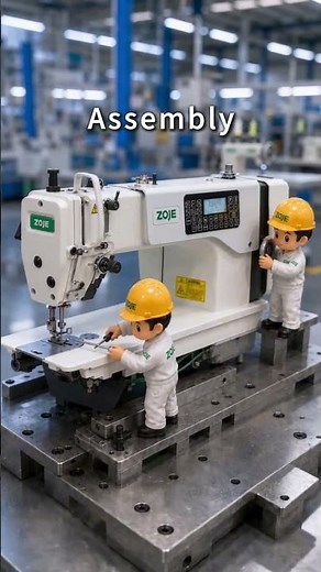 Inside the ZOJE Factory: How Industrial Sewing Machines Are Born #zoje #manufacturing #sewing