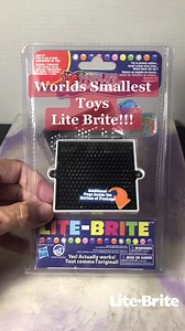 341K views · 4.2K reactions | Worlds Smallest Lite Brite!! Sooo cool!! #nostalgia #RetroToys #miniatures #LiteBrite #pretendplay #childhoodmemories | CPJ Collectibles | Facebook
