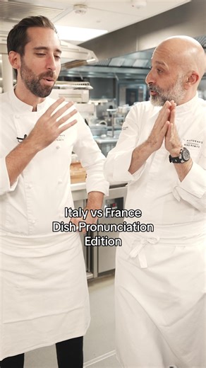 Italian vs French Culinary Pronunciation Battle at Il Ristorante - Niko Romito