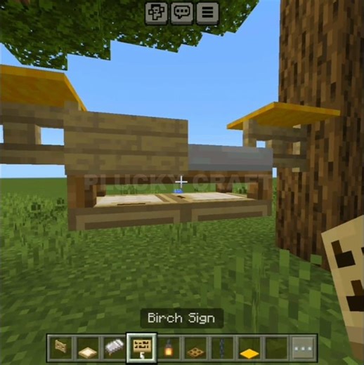 Hammock 😴 In Minecraft #minecraft #shorts #youtubeshorts