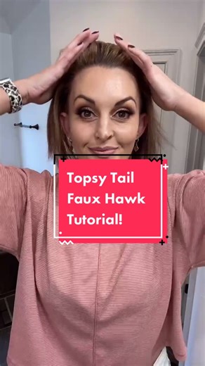 Slicked Back Faux Hawk Short Hair Tutorial