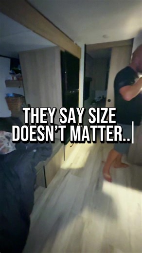 They say size doesn’t matter… RV life would like to formally disagree 😅 We custom-ordered our #Brinkley back in October, and we’ve been patiently waiting ever since. Living full-time in our 27 ft camper has been a season of making things work… including movie nights with a laptop on the kitchen counter and a “couch” that’s actually an uncomfortable dinette. It’s cozy-ish. It’s functional-ish. And it’s temporary. If all goes as planned, our 46.5 ft @Brinkley RV G4150 should be ready by late Janu