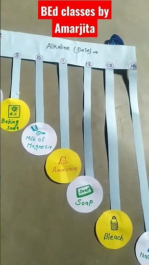 science TLM, pH scale #bihar_university #lessonplan #science_tlm #scienceproject #amarjita #shorts