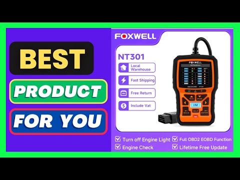 FOXWELL NT301 OBD2 Scanner Full OBD EOBD Function
