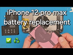iPhone 12 pro max genuine battery replacement step by step voice guide