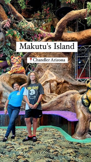 Natasha | Arizona Family Adventures | 🚨Fun Indoor Tree house Playground @makutus_island The center of Makutu’s Island is tree where adventure awaits and adventurers can... | Instagram