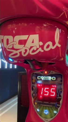Punch Machine Installed at TOCA Social 🥊 | O2 London Arcade #boxingmachine #punchmachine