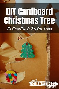 DIY Cardboard Christmas Tree Crafts for you - JustCraftingAround