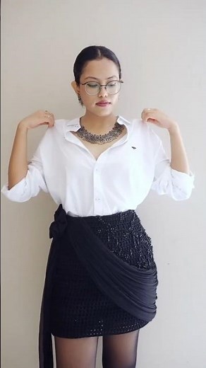 crochet chiffon skirt