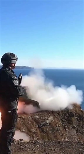 Insane Missile Launch! 🚀 Wait for the Sky Pattern 😱 #military