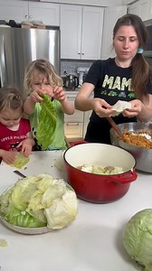 280K views · 14K reactions | We help mommy make cabbage rolls  | CookingwithSammy | Facebook