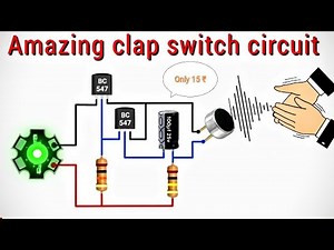 How to make a Clap Switch at home || Clap Switch || Science Project || Abhishek project's