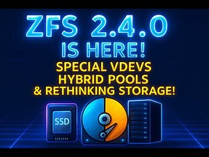 ZFS 2.4.0 IS HERE! Special VDEVs, Hybrid Pools & Rethinking Storage!