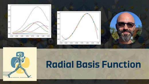 【Python复现经典动画论文】 Radial Basis Function 径向基函数，从原理到实现，插值与多项式扩展全解析