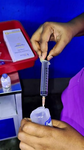 Ns Saline Pulling And Mix Injection Tazoflip 4.5gm 😱💉#shorts