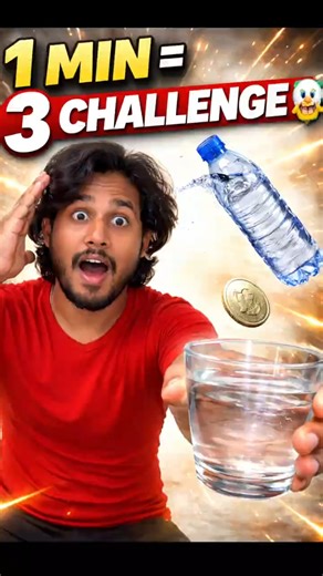 3 Challenges in 1 Minute 😳🔥