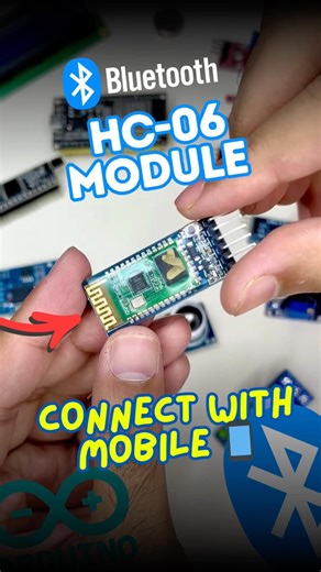 HC-06 Bluetooth Module #bluetooth #arduinosensors #iot #communication