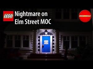 LEGO Nightmare on Elm Street House and Cadillac MOC - Halloween 2023
