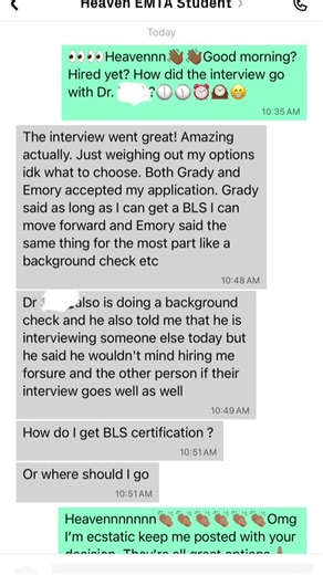 🚨Breaking News🚨 Another student is about to get HIRED🙏🏽🙏🏽!!! Stay tuned to see which option she chose👍🏾🕦🕕⏰ You’re NEXT! Join our next class to become a Certified Medical Assistant and gain a career in the medical industry. Call/Text 470-737-1916 for more info #medicalassistant #highereducation #atlanta #cna