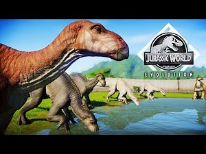 IGUANODON ENTERS THE DINOSAUR DEATH MAZE | Jurassic World: Evolution Dinosaur Maze