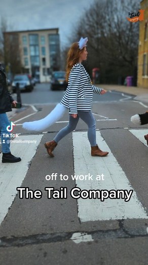 10K views · 256 reactions | Off to work at @thetailcompany! We make custom tails, ears and wings that move for all your daily affairs #dressup #justforfun #cosplaytail #furryfandom #reels #smallbusiness #cute | The Tail Company | Facebook